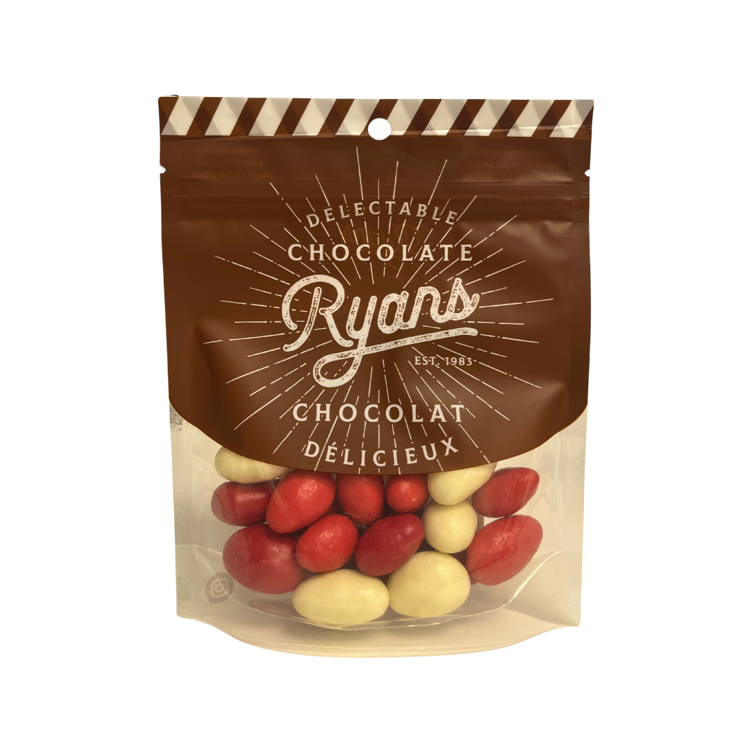 Red and White Chocolate Almonds 115g