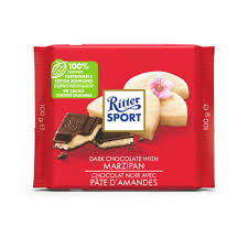 Ritter Sport Dark Chocolate with Marzipan 100g