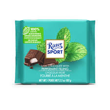 Ritter Sport Dark Chocolate with Peppermint Filling 100g