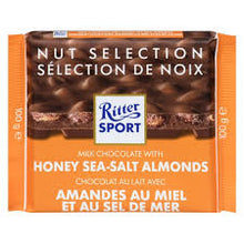 Ritter Sport Milk Chocolate Honey, Sea Salt & Almonds 100g