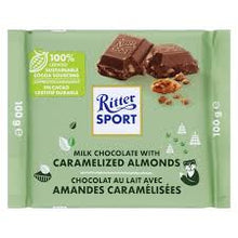 Ritter Sport Milk Chocolate with Caramelized Almonds 100g