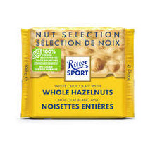Ritter Sport White Chocolate Whole Hazlenuts 100g