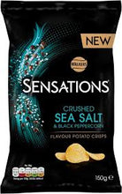 SENSATIONS SEA SALT & BLACK PEPPERCORN 150G - BritShop