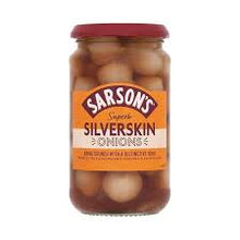 Sarsons Medium & Tangy Silverskin Onions 460G - BritShop