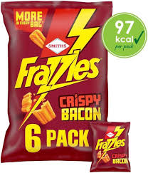 Smiths Frazzles Crispy Bacon 6 Pk