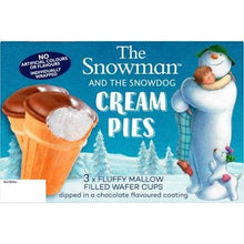 Snowman & Snowdog Cream Pies 3Pk
