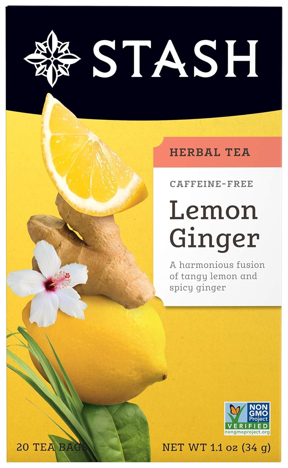 Stash Lemon Ginger 18 Tea Bags