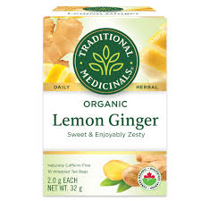 Traditional Medicinals Lemon Ginger16 Tea Bags