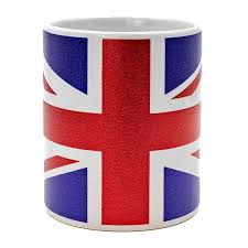 Union Jack 11oz Glitter Mug