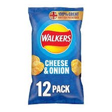 Walkers Crisps Cheese and Onion 12 Pack