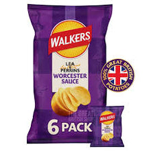 Walkers Lee & Perrins Worcester Sauce 6P 6X25G