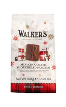Walkers mini Chocolate Shortbread Parcels 100g