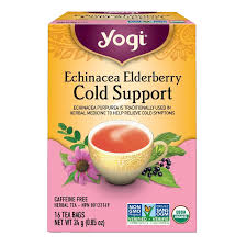 Yogi Echinacea Elderberry Cold Support 16 Tea Bags