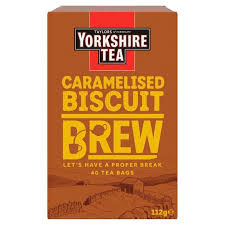 Yorkshire Tea Caramelised Biscuit 40 Tea bags