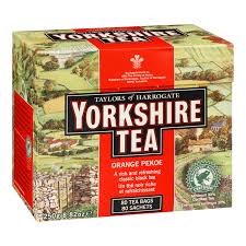 Yorkshire Tea Bags Black Tea Orange Pekoe 80s