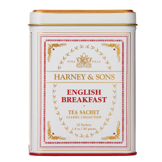 Harney & Sons English Breakfast Tea 20 Sachets Tin