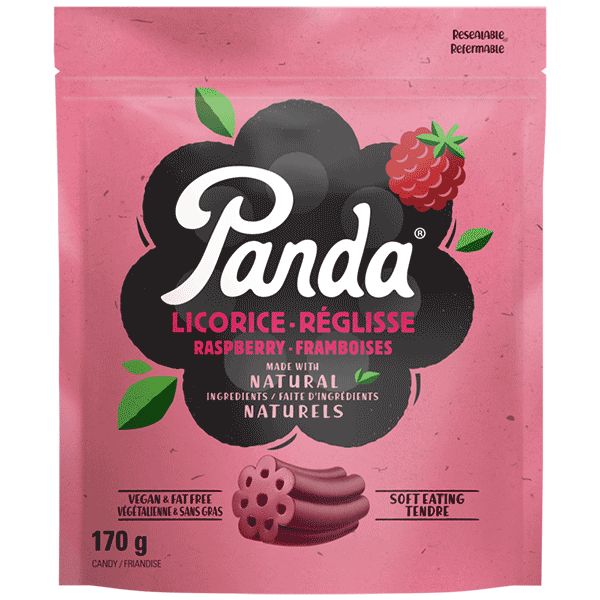 Panda Licorice Raspberry 170g