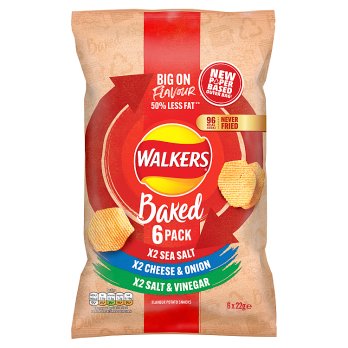 Walkers Oven Baked Variety 6 pack