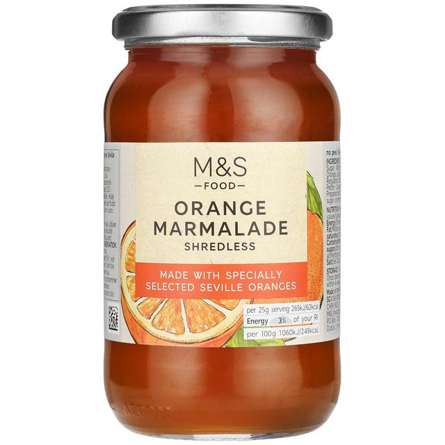 M&S SHREDLESS ORANGE MARMALADE 454G