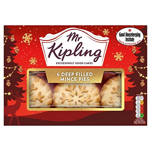 MR KIPLING 6 DEEP FILLED MINCE PIES