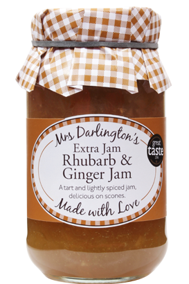 Mrs Darlingtons Rhubarb & Ginger 340g