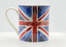 Union Jack Spin Painting Regal Mug