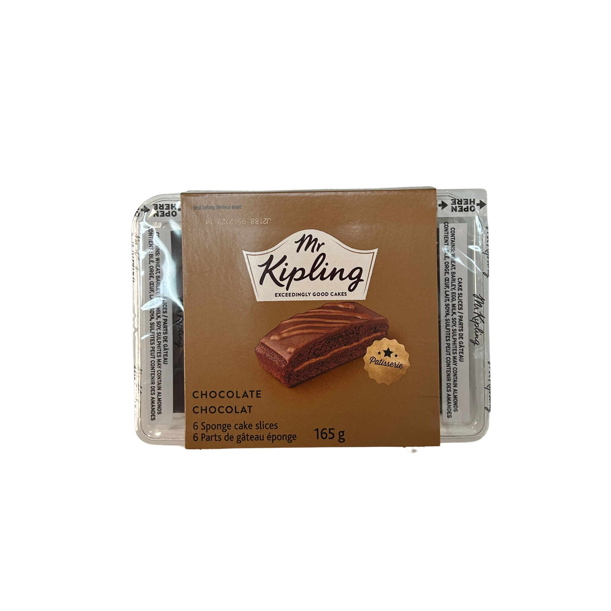 Mr Kipling chocolate 6 slices 165g