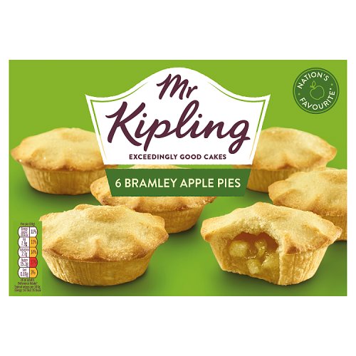 Mr Kipling Bramley Apple Pies 6 Pack - BritShop