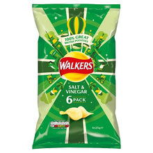 Walkers Crisps Salt and Vinegar 6 pack - BritShop